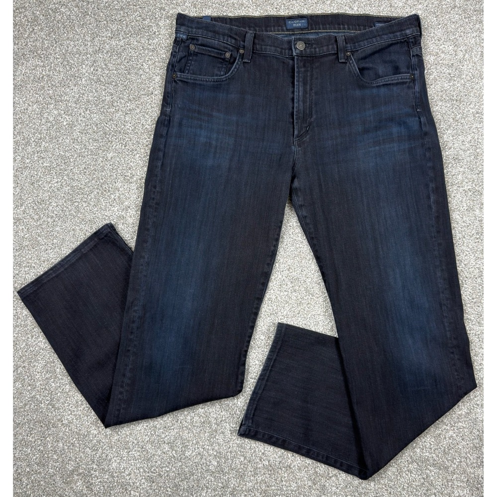 Citizens of Humanity SID Jeans Mens 36x34 Straight Leg Dark Wash Made USA
